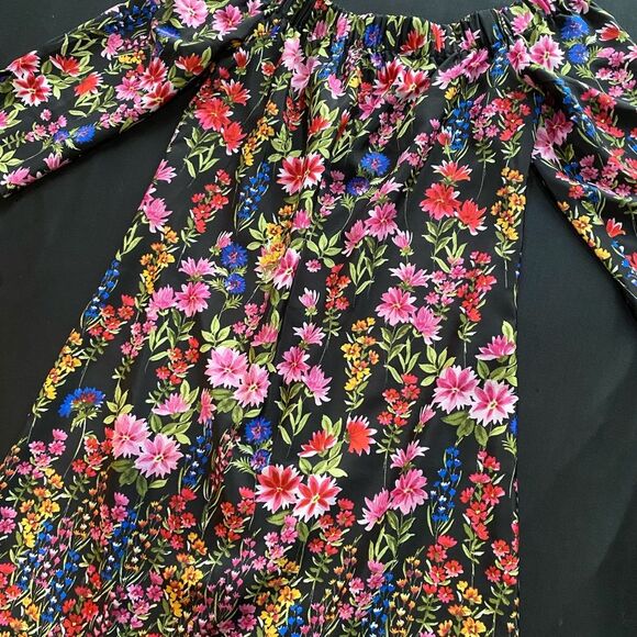 Vince Camuto 6 AOP All Over Print Floral Boho Dress Cottagecore Colorful OF-5 - Picture 7 of 10